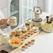 功夫茶具套装2024家用小茶台一整套中式喝茶壶轻奢高档泡茶杯
