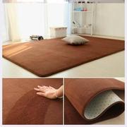 珊瑚绒地毯卧室满铺客厅沙发茶几房间宝垫1.6X1.2米纯色
