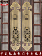 昊天斋中式仿古纯铜配件衣柜门，小拉手书柜，黄铜复古老家具柜门把手