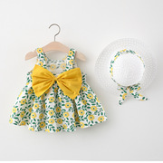 1-3岁女宝宝夏季吊带裙小女童，洋气连衣裙婴儿，2周岁夏天度假小裙子