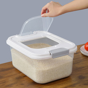 日式装米密封桶透明米桶，40斤储米桶防虫，防潮塑料米箱米缸面粉收纳