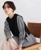 日系女装秋款细针针织毛线拼接假两件套裙摆长袖T恤