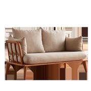 北欧实木布艺沙发日式现代简约原木风小户型客厅可拆洗沙发椅组合
