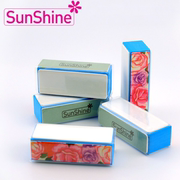 sunshine四面抛光块打磨块美甲工具套装成品，耐磨多功能指甲锉砂条