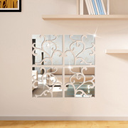 镜面墙贴纸现代DIY艺术家居装饰正形贴纸客厅卧室亚克力镜墙壁画