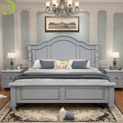 1.5m1.8美式实木床米主卧双人床，轻奢欧式公主，床现代简约储物婚床