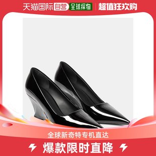 香港直邮潮奢 Salvatore Ferragamo 菲拉格慕 女士漆皮坡跟鞋