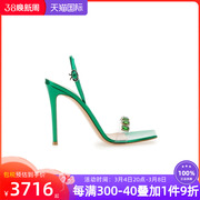 GIANVITO ROSSI女鞋糖果丝带方头细高跟凉鞋