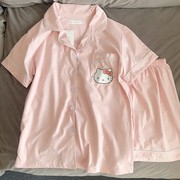 hellokitty睡衣女夏天短袖薄款可外穿夏季甜美可爱学生家居服套装