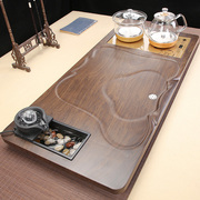 茶盘套装一体全自动底部上水玻璃电磁炉泡茶台茶具实木大托盘家用