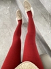 韩国秋冬款红色连裤袜打底过膝长筒加绒厚羊羔毛丝袜透肉薄天鹅绒