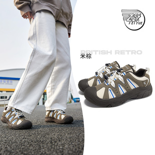 feiyue/飞跃运动鞋女鞋2024春季百搭透气休闲鞋户外登山板鞋