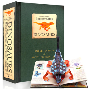 史前恐龙立体书进口英文原版3D折叠书Encyclopedia Prehistorica Dinosaurs The Definitive Pop-Up儿童百科全书Robert Sabuda
