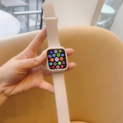 适用苹果手表表带s9硅胶保护壳套iwatch8applewatch7se654321代全包时尚潮流男女夏天运动41mm45