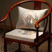 中式乳胶坐垫红木椅子，沙发垫圈椅餐椅官帽椅实木，太师椅茶桌座椅垫