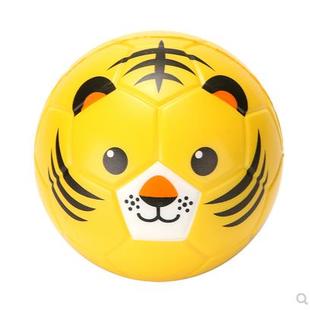 15cm实心海绵球幼儿球，皮球婴儿老虎，球类狮子动物西瓜球玩具
