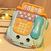 儿童仿真电话机婴儿玩具，音乐早教0多功能，3男女孩宝宝按键座机