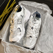 nb530白银运动鞋系列2024网面透气跑步鞋厚底增高老爹鞋夏季N字鞋