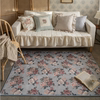 韩国复古玫瑰花地毯床边毯沙发茶几轻奢防滑美式欧式奢华北欧地垫