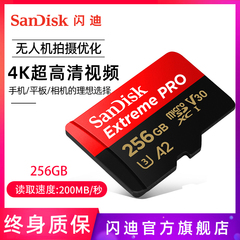 sandisk 256g无人机microsd相机卡