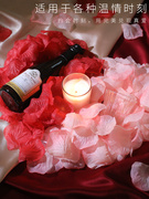 仿真假玫瑰花瓣求婚布置创意用品婚房装饰婚庆制造浪漫结婚手撒花