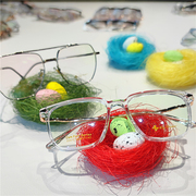 彩色鸟巢太阳镜陈列道具眼镜展示架子眼镜店装饰摆件小饰品潮品