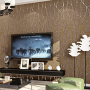 简约现代3d条纹鹿皮绒客厅，电视背景墙纸，卧室沙发背景无纺布壁纸