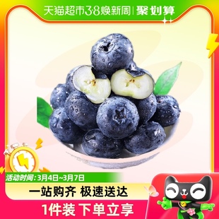 云南高山蓝莓鲜果，当季新鲜水果4盒6盒125g盒大果整箱
