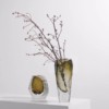 现代简约时尚轻奢琉璃客厅茶几样板间花瓶花器高档设计师艺术摆件