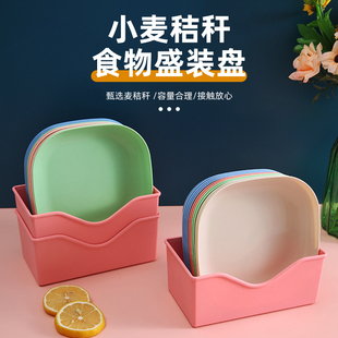 吐骨头盘碟日式家用创意塑料餐桌放菜骨碟吐骨碟小盘子水果糖果盘