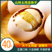 新鲜13天活珠子鸡胚蛋土鸡半喜蛋钢化蛋毛鸡蛋，即食五香香辣味商用