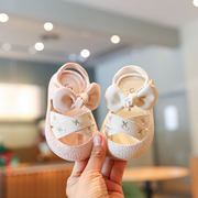 女宝宝凉鞋2024夏款0一1-2岁婴儿软底学步鞋，小童公主鞋女童鞋子3