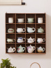 实木多宝格挂壁式，博古架中式茶杯架现代简约收纳茶具架子