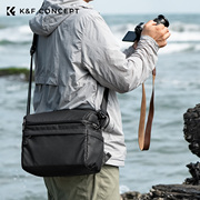 KFCONCEPT卓尔相机包摄影双肩包一包两用单双肩切换多功能斜跨包适用于佳能索尼康富士微单反户外休闲通勤包