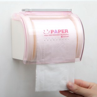 振兴防水卫生间纸巾架洗手间，大卷纸筒创意吸盘，厕所卫生纸盒zt2336