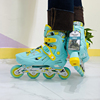 儿童闪光轮滑鞋全套装可调码滑冰鞋溜冰鞋小孩初学休闲旱冰鞋男女