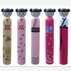 晴雨伞中国娃娃logo创意，日本三折瓶子伞，女孩雨伞潮流卡通可爱