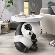 大型熊猫客厅落地摆件家居饰品沙发旁床头柜托盘音响乔迁新居