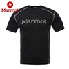 Marmot土拨鼠夏季运动户外男士速干透气排汗圆领T恤弹力舒适清凉