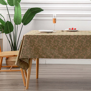桌布布艺棉麻小清新茶几桌布客厅长方形餐桌布现代简约茶几垫桌垫