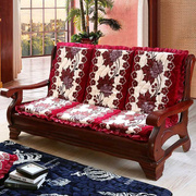 实木沙发垫带靠背木椅子坐垫靠垫，连体一体红木凉椅垫子加厚座垫冬