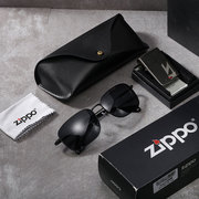 Zippo之宝质感黑冰150ZL打火机太阳眼镜礼盒情人节男士生日礼物