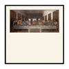 文艺复兴 达芬奇 艺术微喷装饰画最后的晚餐设计手稿客厅书房挂画