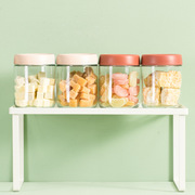 玻璃密封罐 厨房食品级透明防潮储物罐 茶叶杂粮零食坚果密封罐
