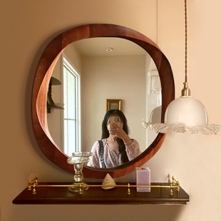 法式复古镜子卫生间挂墙浴室镜，美式网红异形玄关，背景墙餐厅装饰镜