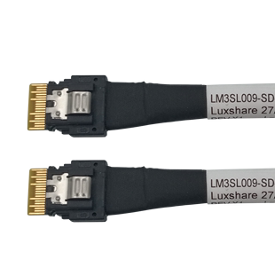slimsas8654公对公硬盘，转接线4i8i服务器，连接线延长线80cm立讯