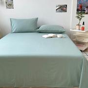 纯棉床笠纯色床单单件加厚水洗棉床罩100%全棉1.8米床防滑保护套