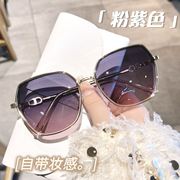 Lu美琳-studio时尚墨镜防紫外线2024年大脸显瘦高级感太阳镜