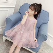 2024韩版女童连衣裙夏装儿童装小女孩公主裙中大童纱裙子时尚