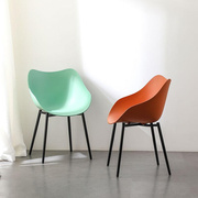 靠背懒人凳子网红休闲创意北欧ins 风餐厅餐椅创意设计师
